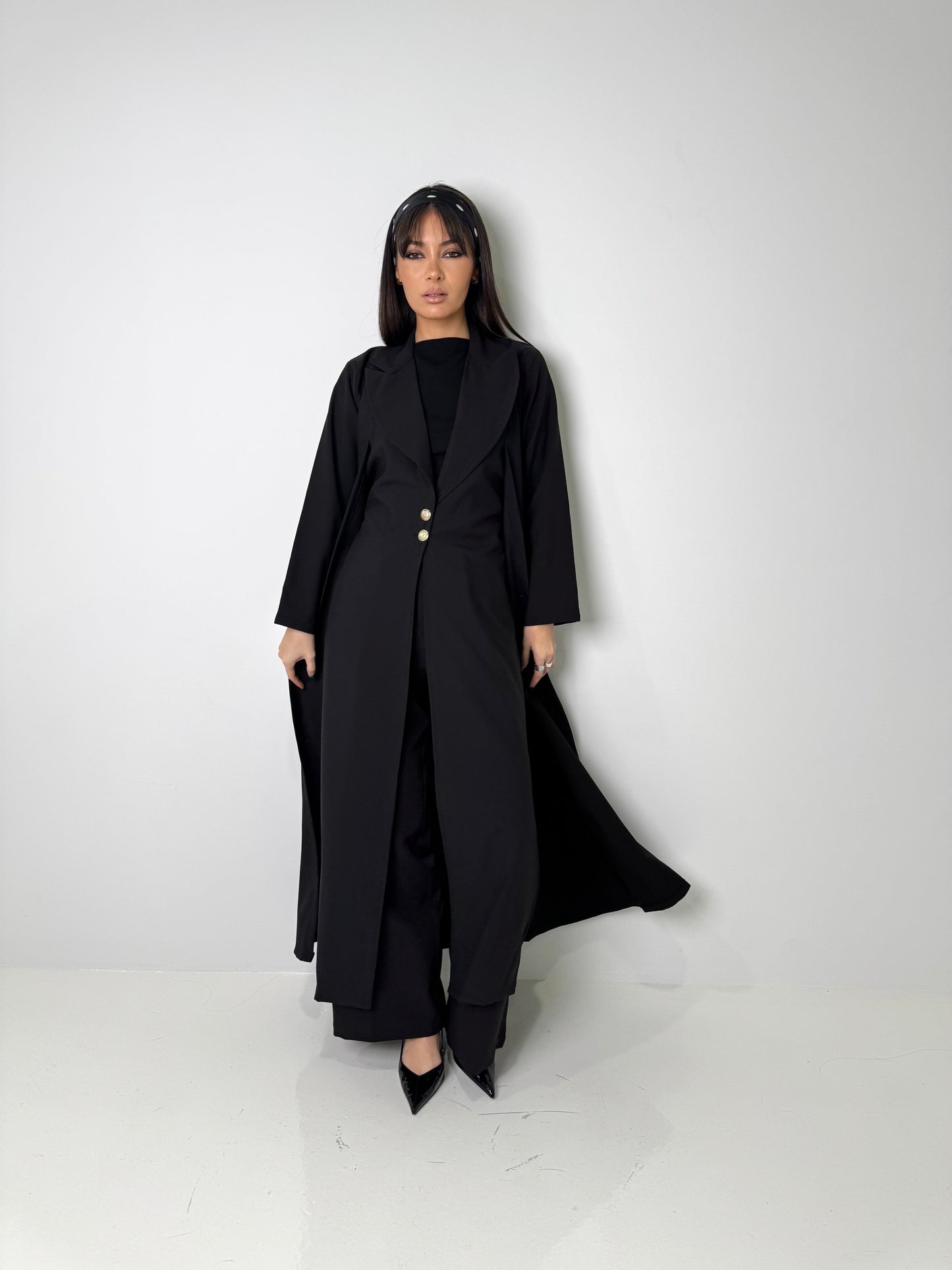 Ebony Blazer Abaya