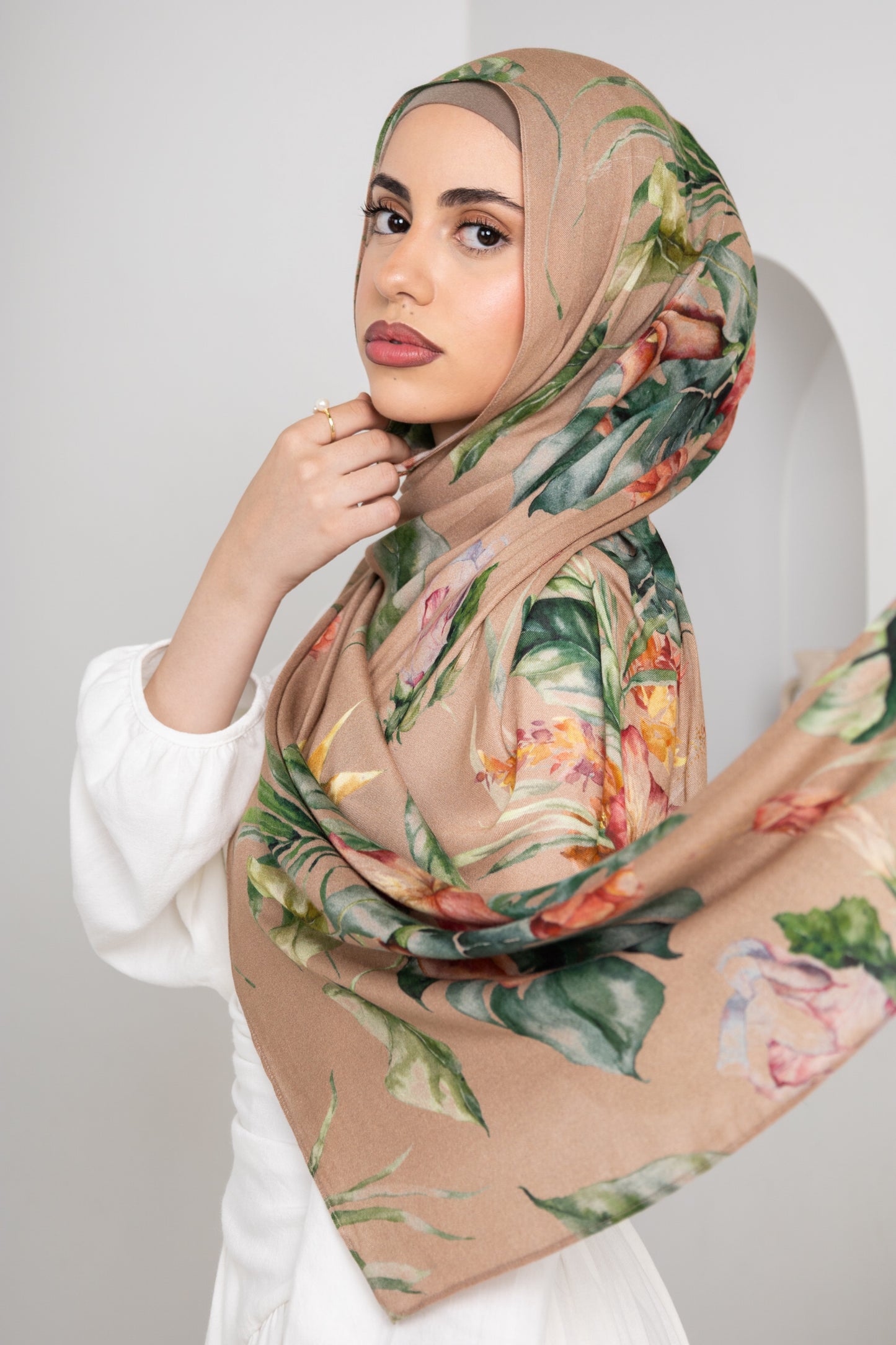 Luxe Print Modal - Flora Oasis