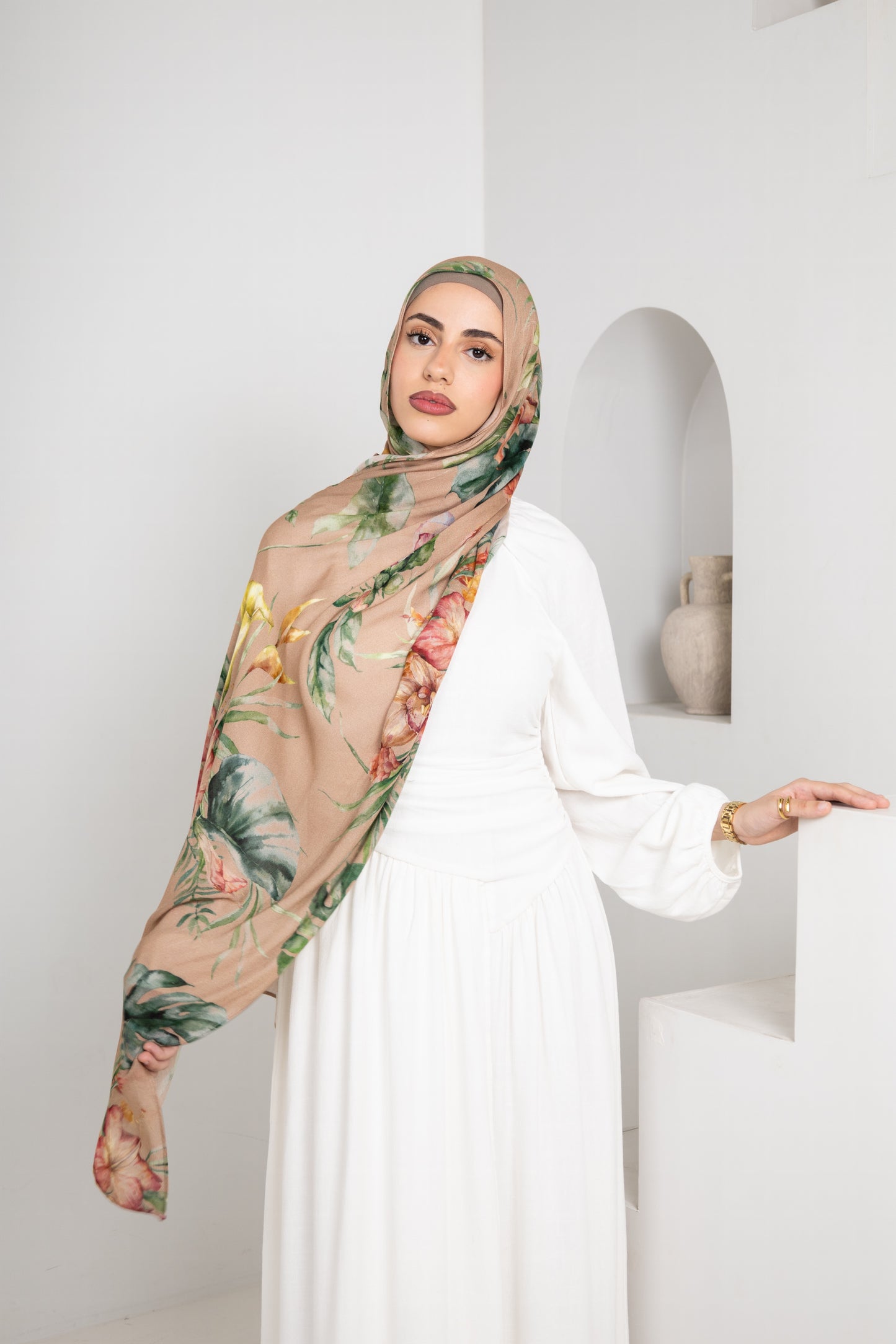 Luxe Print Modal - Flora Oasis
