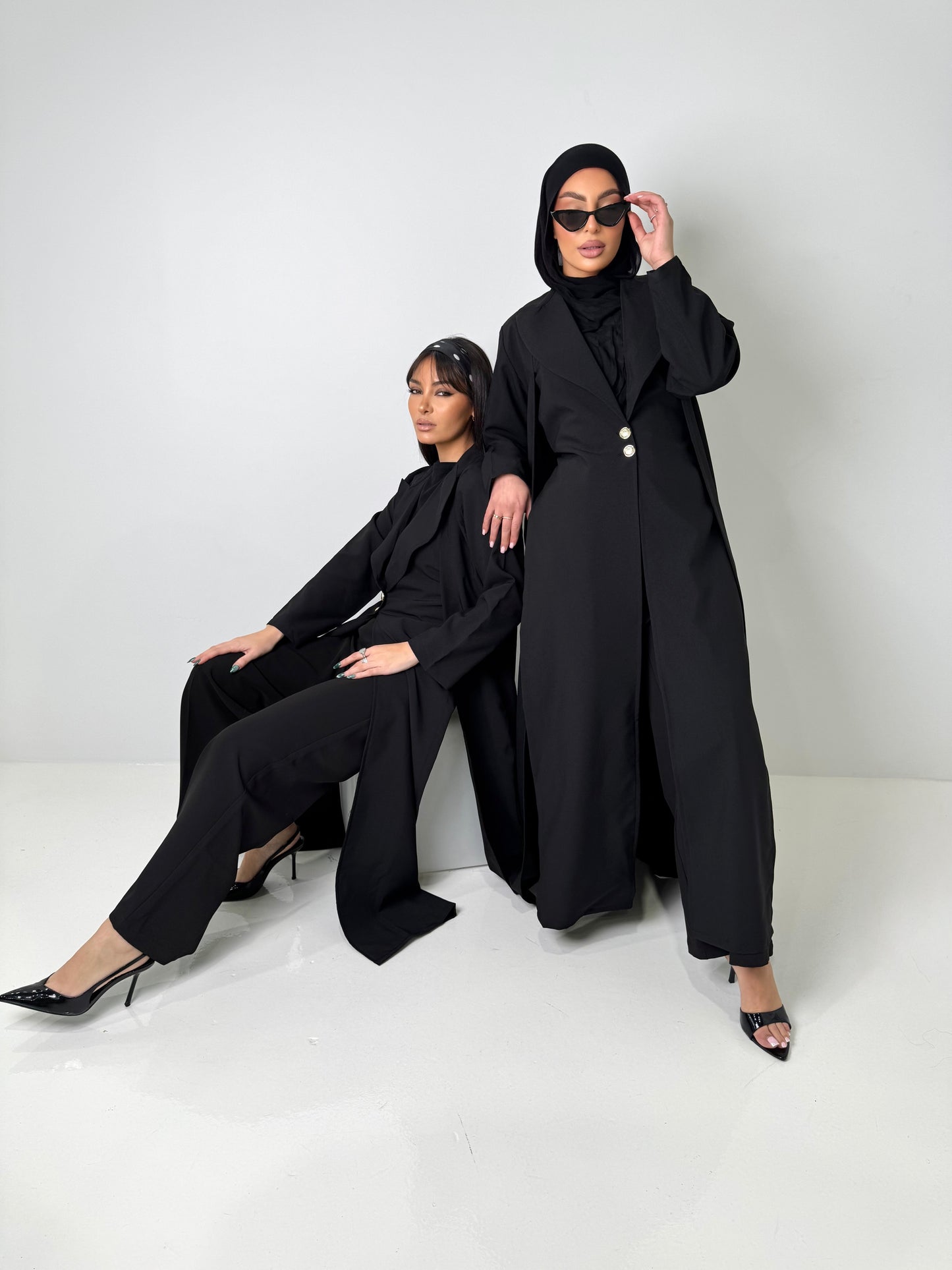 Ebony Blazer Abaya