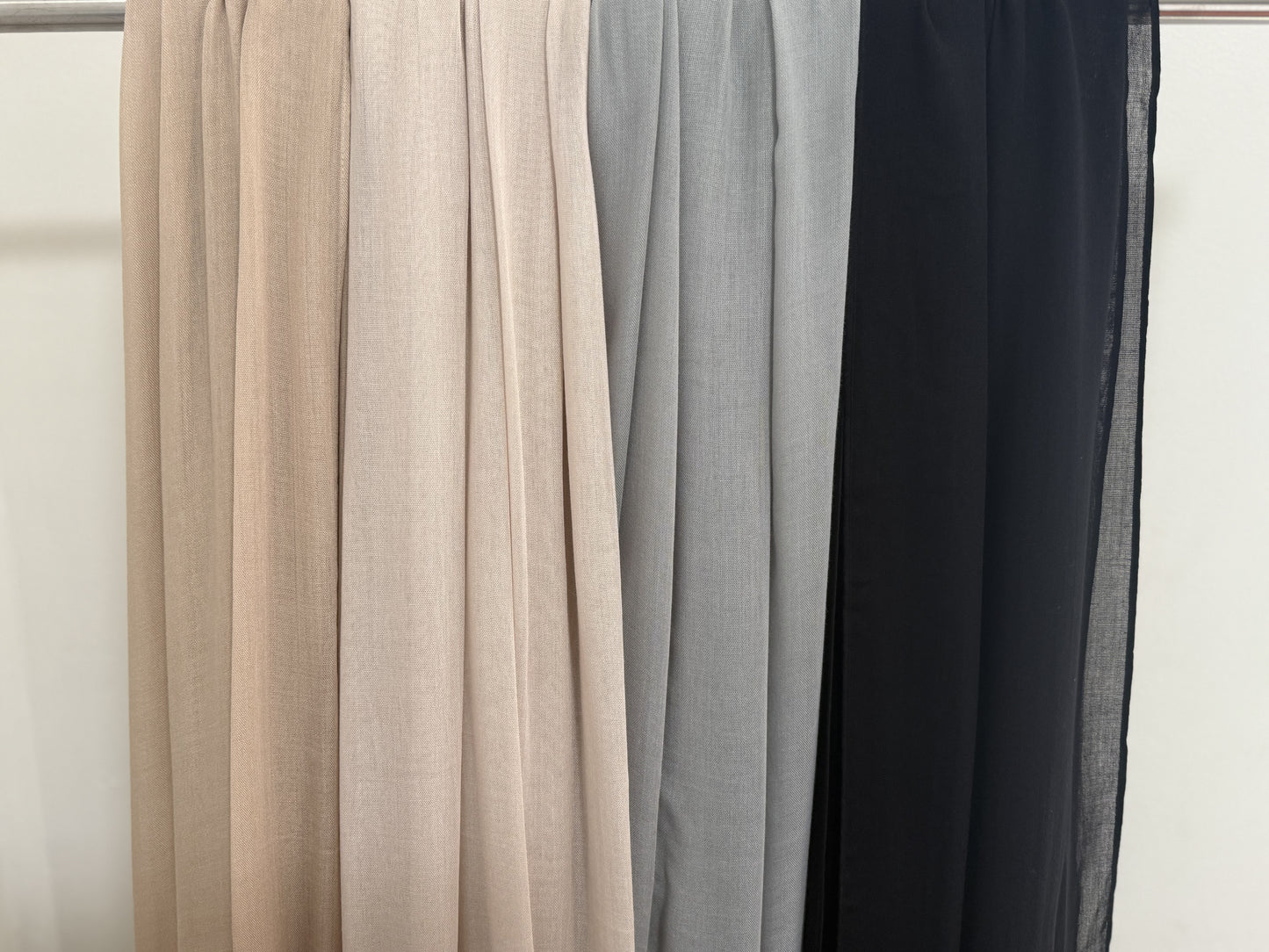 Luxe Modal Hijab and Cap Set - Smoke