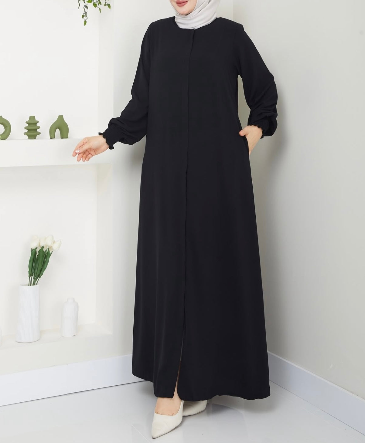 Haya Zipper Abaya
