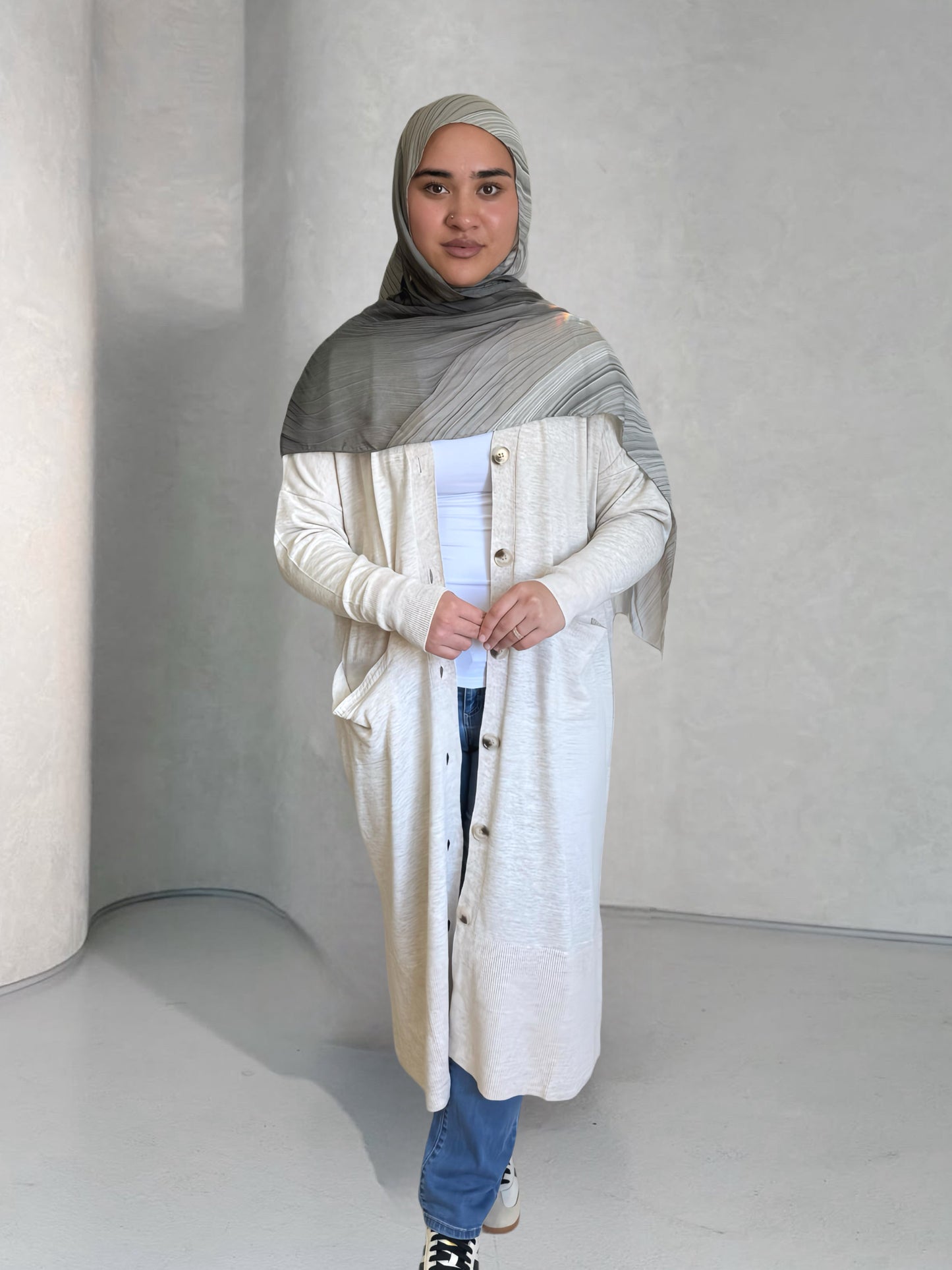 Lightweight long cardi