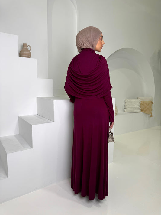 Bamboo Maxi Dress and Cape