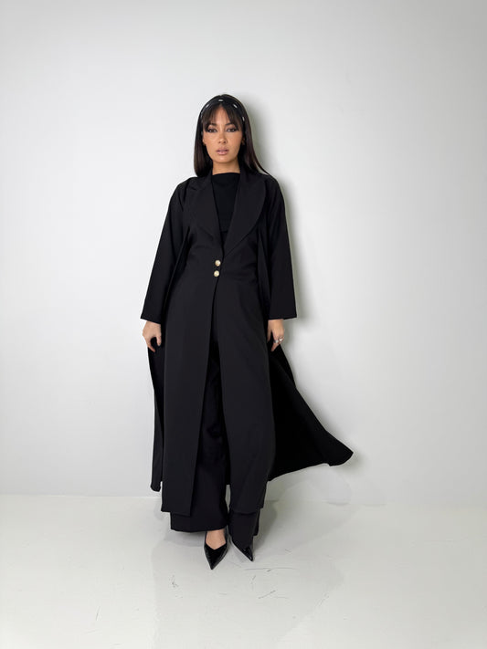 Ebony Blazer Abaya