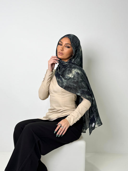 Blizzard- Luxe Print Modal
